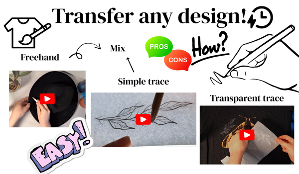 4 ways to transfer any design to fabric
