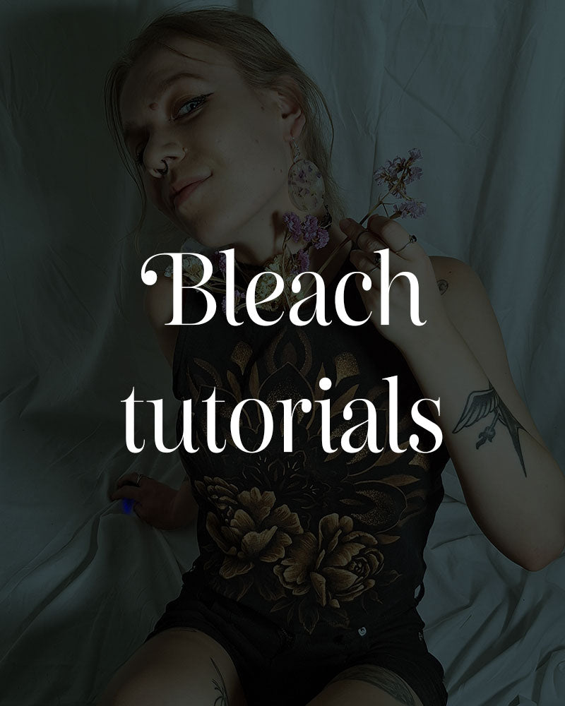 Bleach painting tutorials