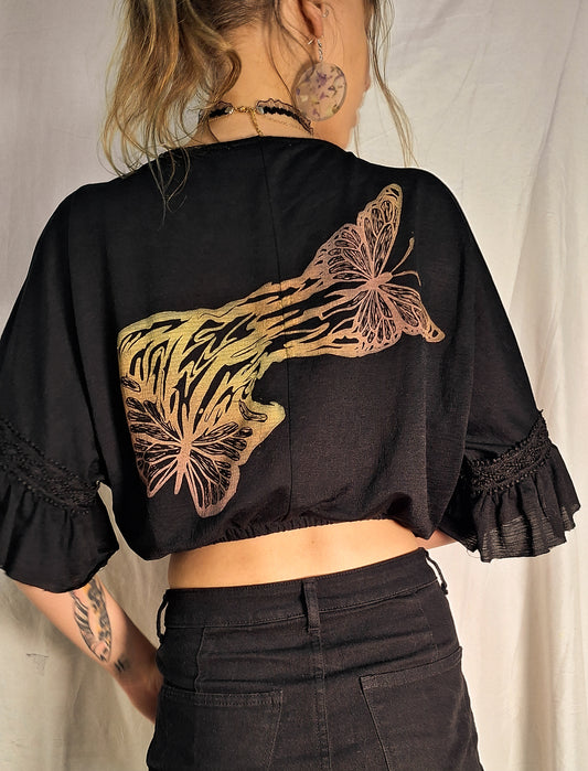 Boho butterfly blouse