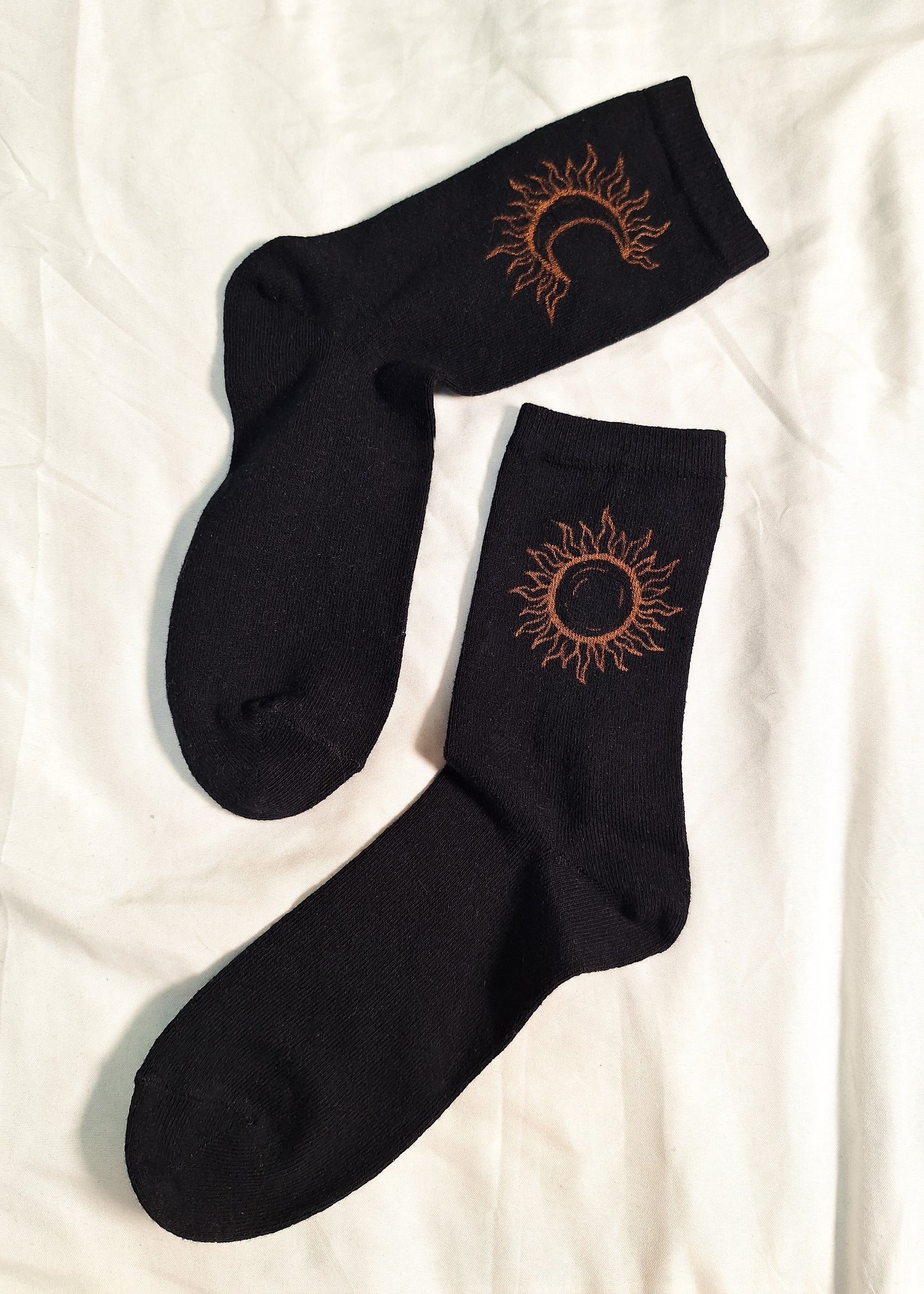 Sun and Moon socks