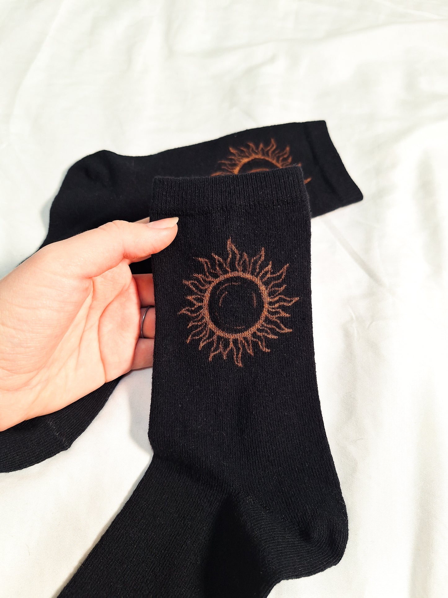 Sun and Moon socks