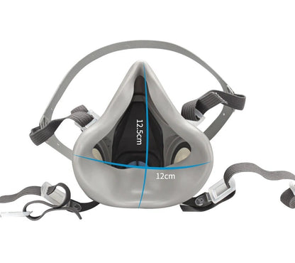6200 Half-Face Respirator Shell + Protective Glasses
