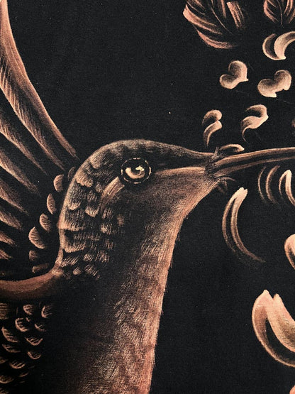 Hummingbird with Chrysanthemum