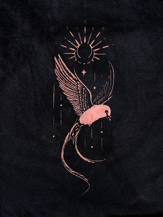 Scissor-tailed Flycatcher Stencil