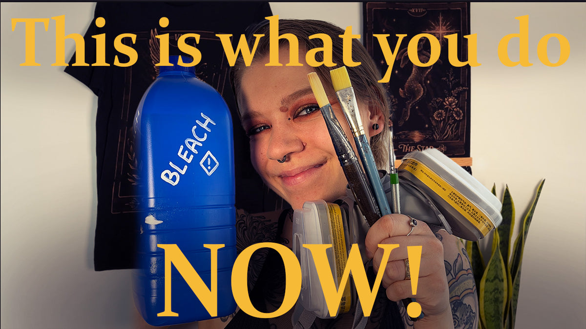 Load video: Getting started with your first bleach painting project